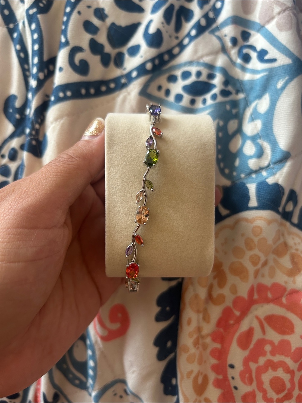 Multi-Gem Women's Bracelet - Multicolor